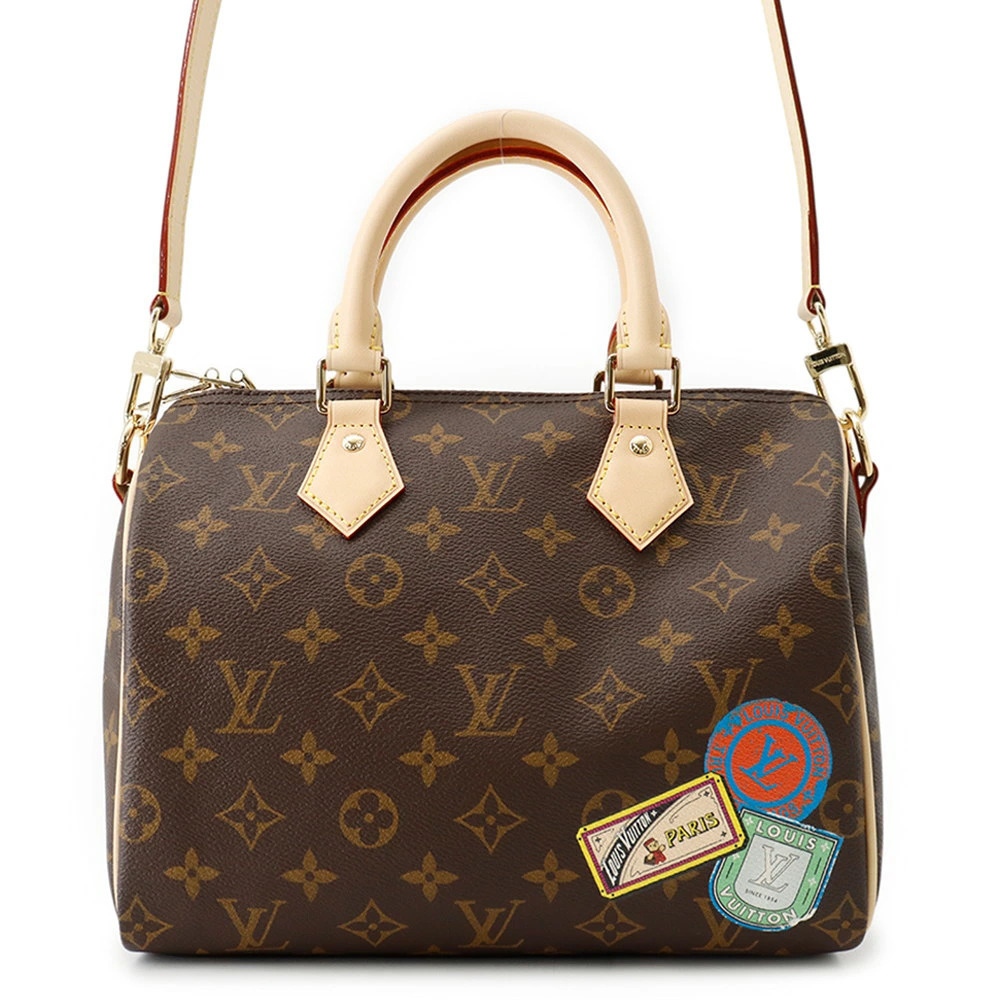 Louis Vuitton Monogram Speedy brown Bandouliere Handbag